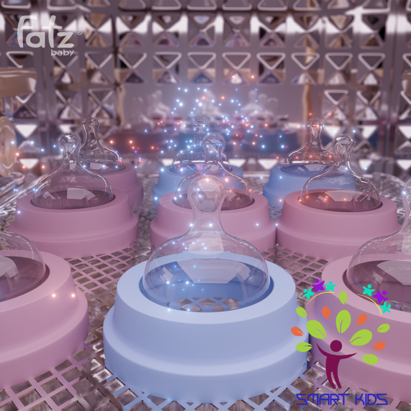 Máy Tiệt Trùng Sấy Khô Khử Mùi UVC-LED Công Nghệ Nano Plasma Ion Fatz Baby PLASMAX 11 FB4820ZH