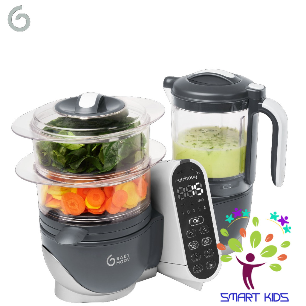 MÁY XAY HẤP ĐA NĂNG NUTRIBABY 5IN1 PLUS BABYMOOV