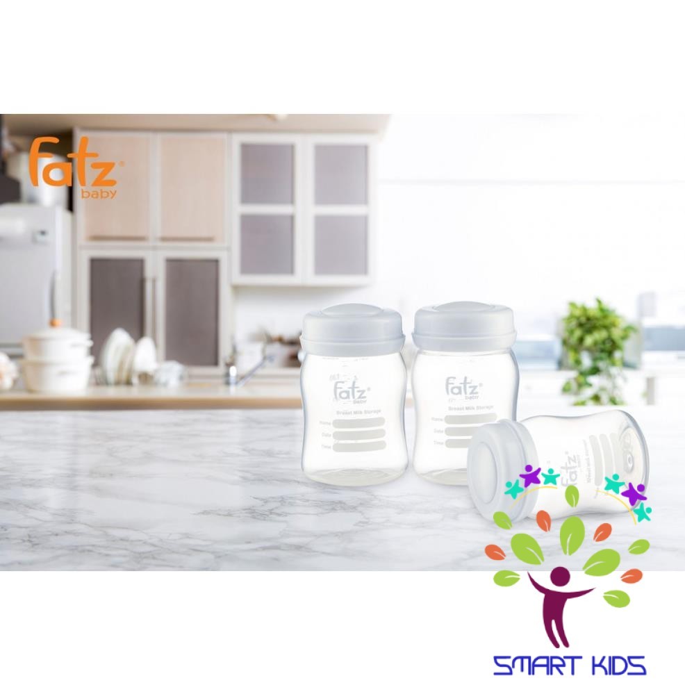 BÌNH TRỮ SỮA 150ML (BỘ 3 BÌNH) FATZ BABY FB0120N