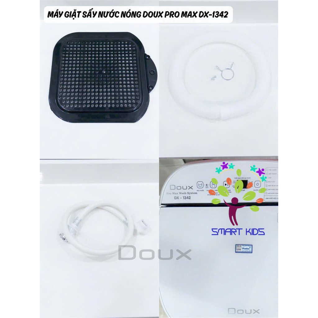 Máy Giặt Sấy Nước Nóng Doux Pro Max DX-1342