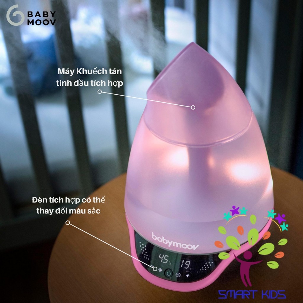 MÁY TẠO ẨM KHUẾCH TÁN TINH DẦU Hygro (+) 3in1 BABYMOOV