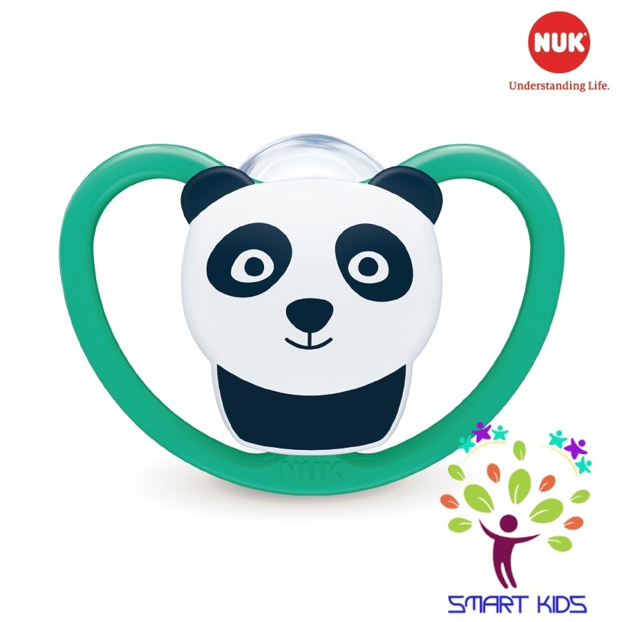 BỘ 2 TI GIẢ NUK SPACE SILICONE CHÍNH HÃNG NHẬP KHẨU ĐỨC