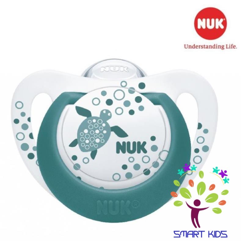 Bộ 2 ti giả NUK Genius color silicone