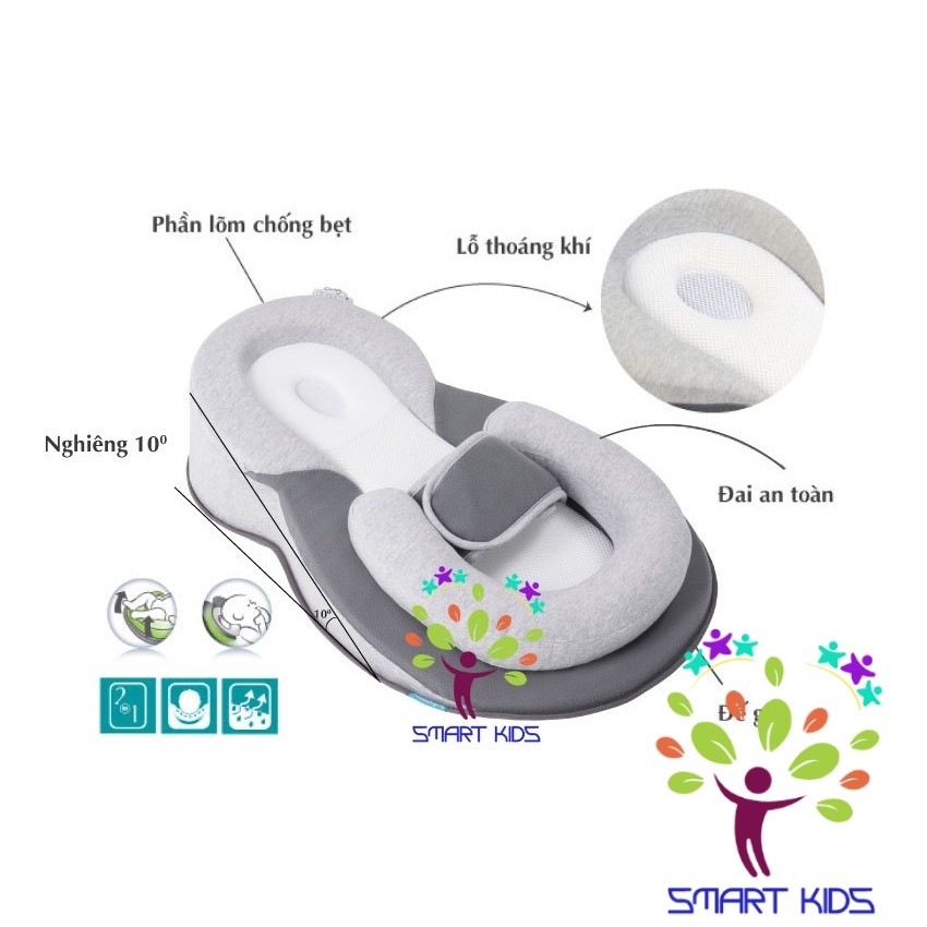 Đệm Ngủ đúng Tư Thế Và Chống Trào Ngược Cosydream+ Babymoov