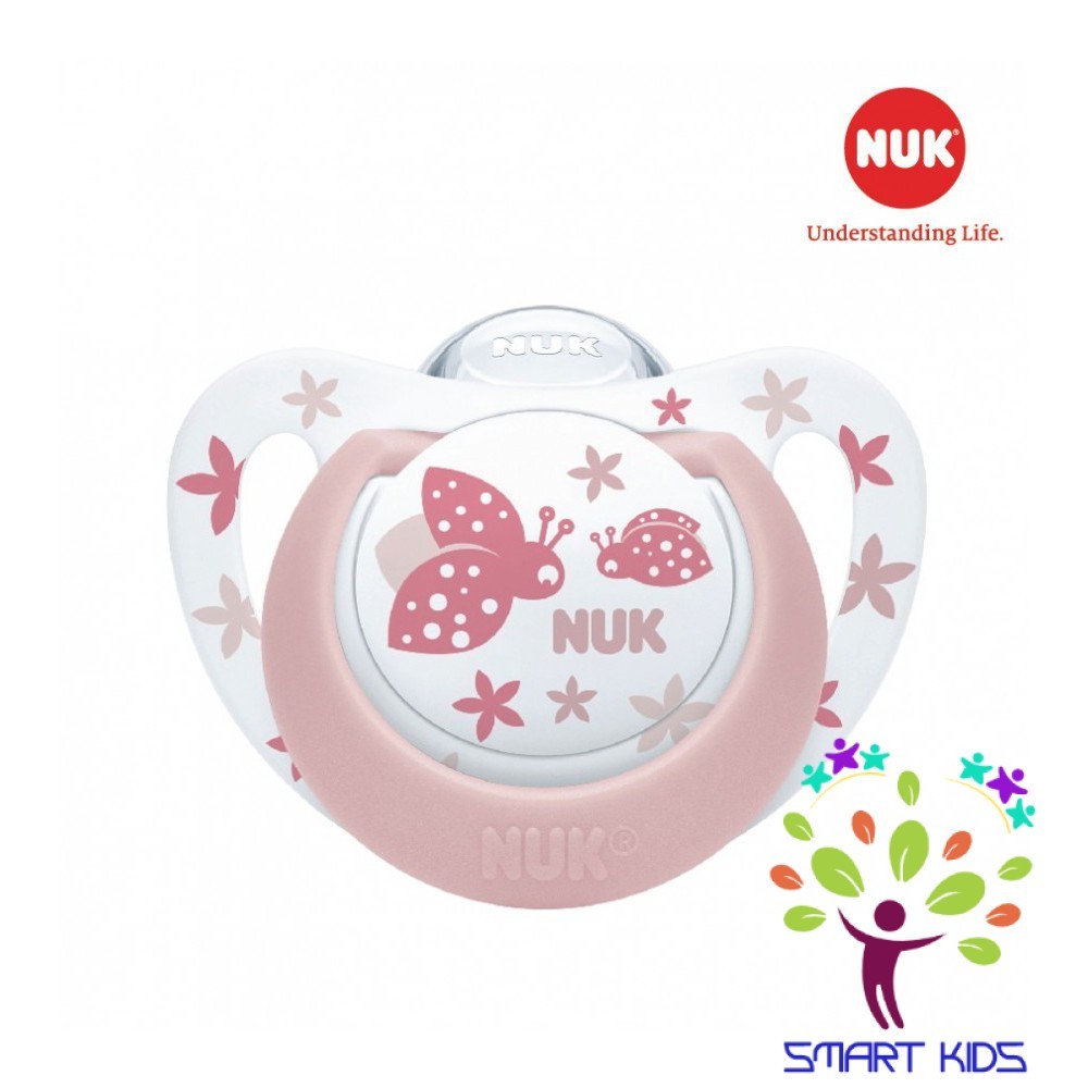 Bộ 2 ti giả NUK Genius color silicone