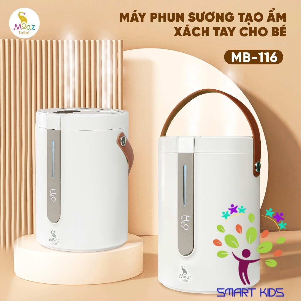Máy phun sương tạo ẩm xách tay cho bé Moaz BéBé MB-116