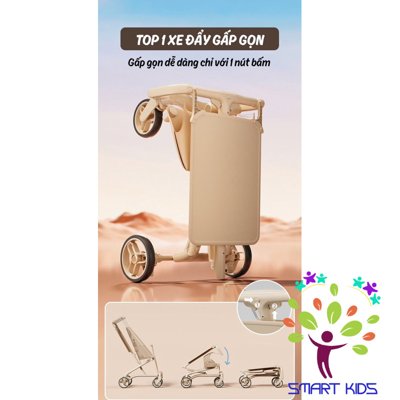 Xe đẩy Gấp Gọn Vinng Q6