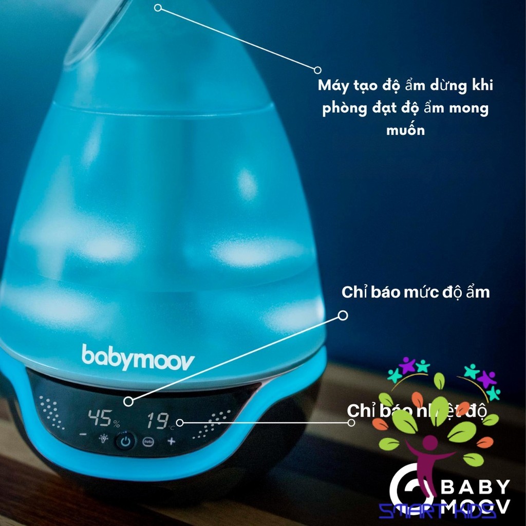 MÁY TẠO ẨM KHUẾCH TÁN TINH DẦU Hygro (+) 3in1 BABYMOOV
