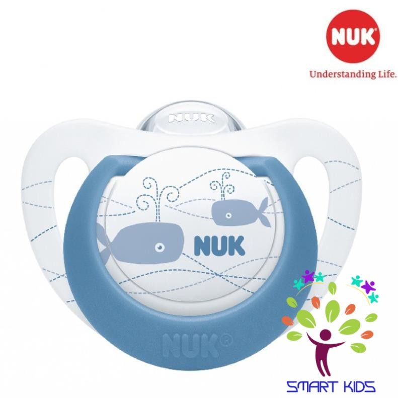 Bộ 2 ti giả NUK Genius color silicone