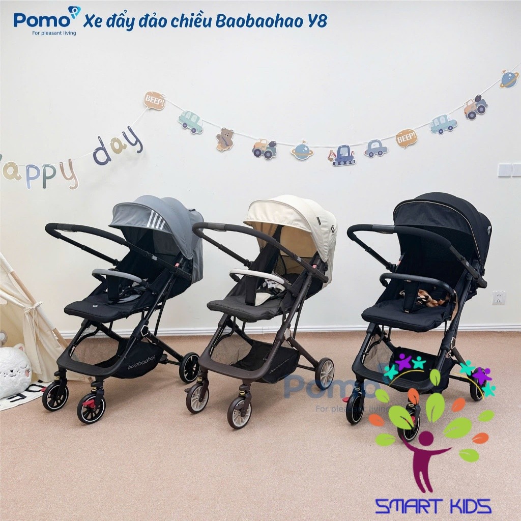 Xe đẩy 2 chiều du lịch gấp gọn BAOBAOHAO Y8
