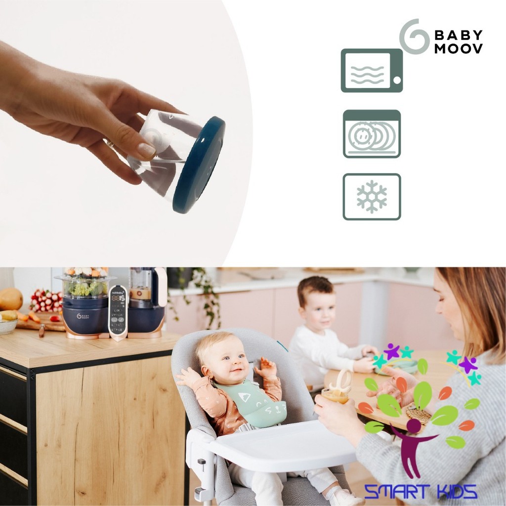 Bộ 6 Hũ Đựng Thực Phẩm Bằng Nhựa Babymoov (250ml)