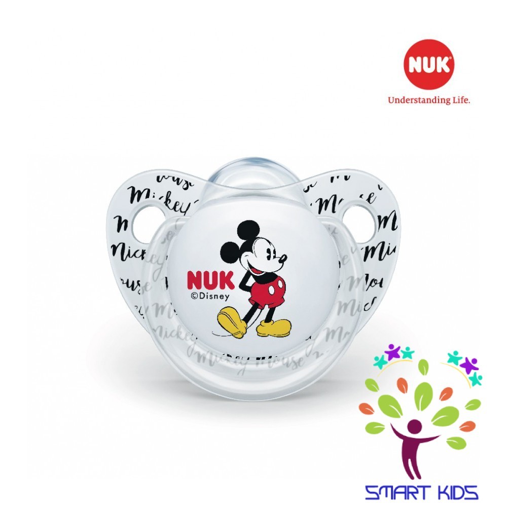 Bộ 2 ti giả NUK Disney Mickey silicone plus