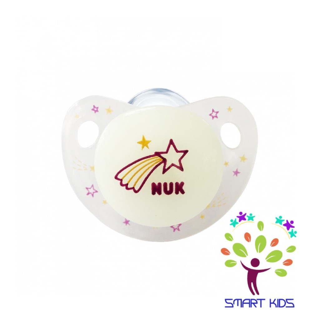 BỘ 2 TI GIẢ NUK NIGHT / DAY SILICONE PHÁT SÁNG