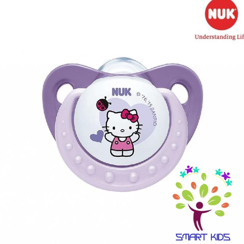 Bộ 2 ti giả NUK Sleeptime silicone ( Hello Kitty)