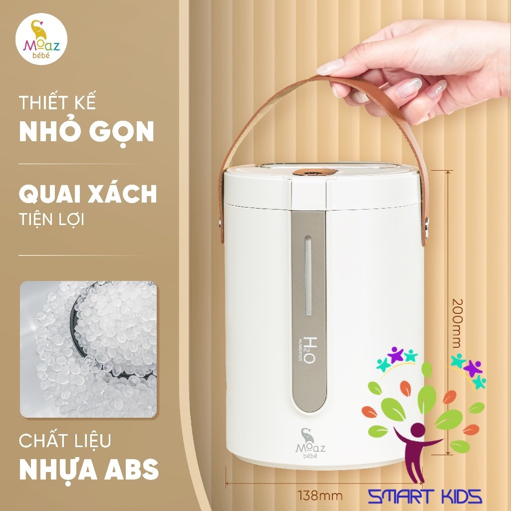 Máy phun sương tạo ẩm xách tay cho bé Moaz BéBé MB-116