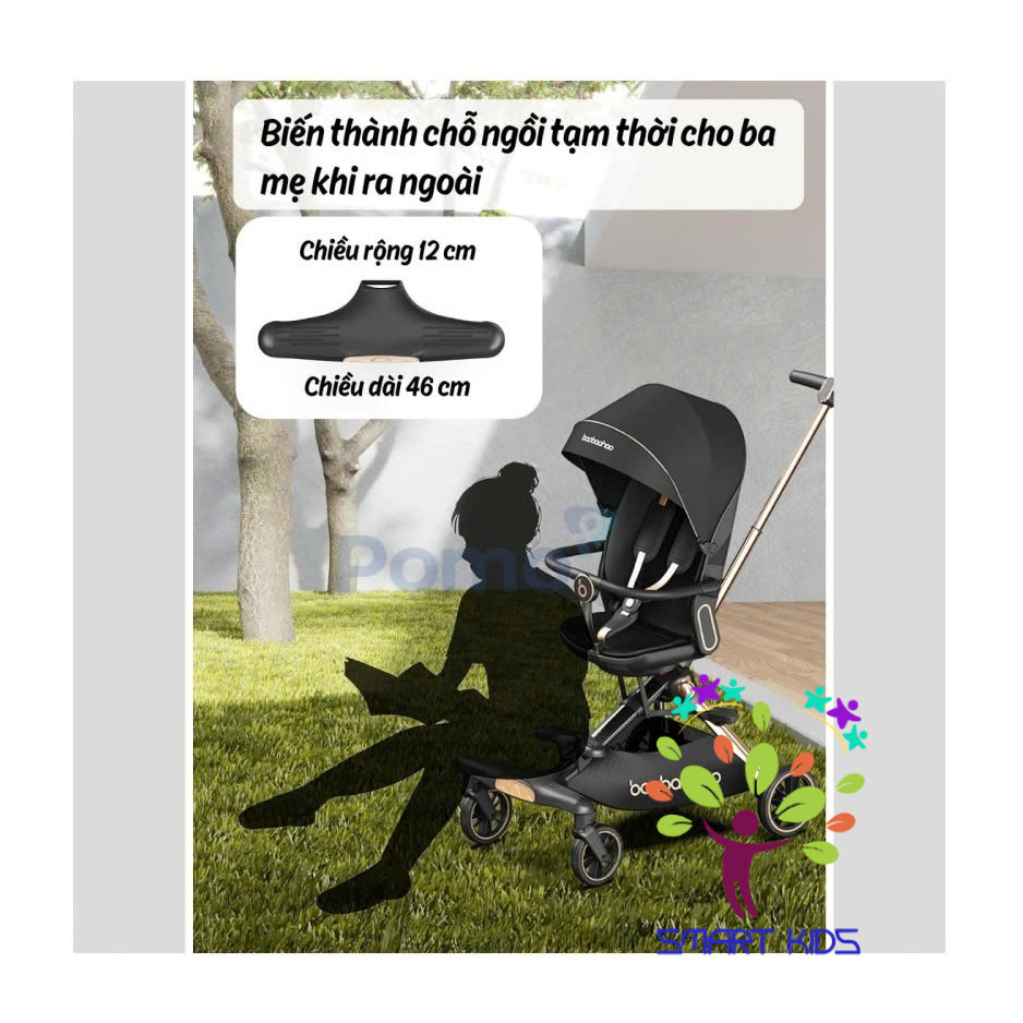 Xe đẩy BAOBAOHAO V16 Hai Chiều Gấp Gọn Cho Bé