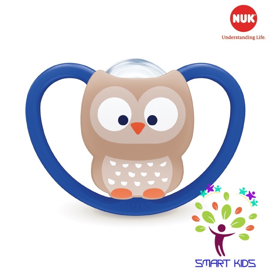 BỘ 2 TI GIẢ NUK SPACE SILICONE CHÍNH HÃNG NHẬP KHẨU ĐỨC