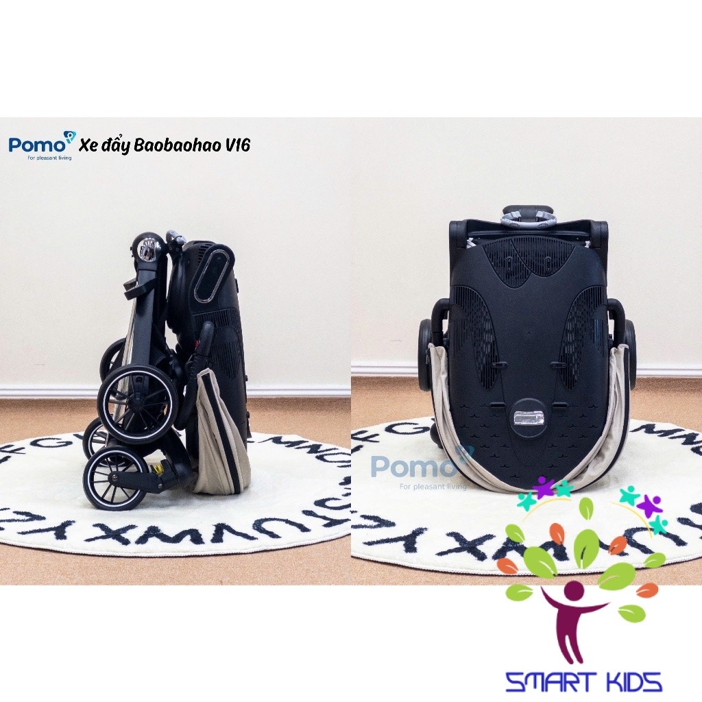 Xe đẩy 2 Chiều Gấp Gọn Baobaohao V16 Gấp Gọn Dễ Dàng Siêu Tiện Lợi