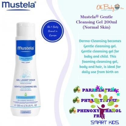Sữa Tắm Gội Da Thường MUSTELA Gentle Cleansing Gel