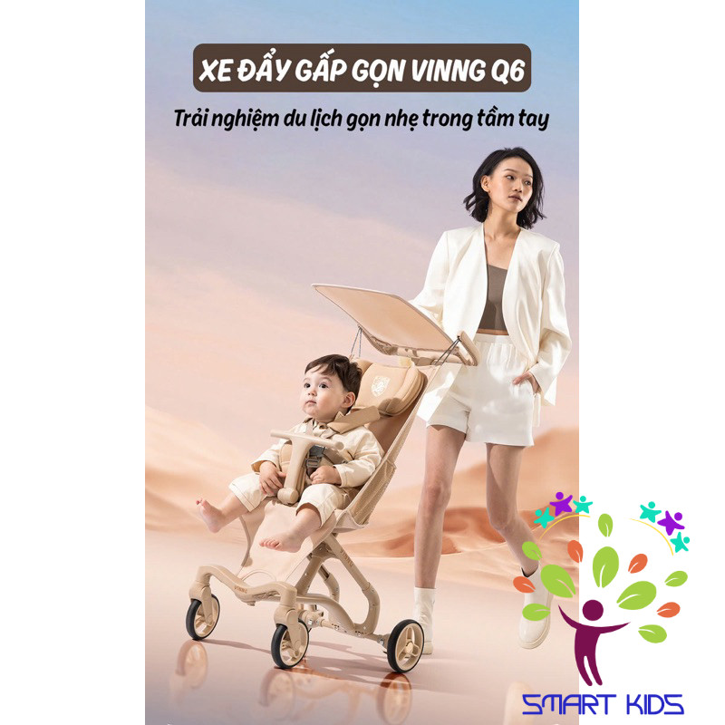 Xe đẩy Gấp Gọn Vinng Q6