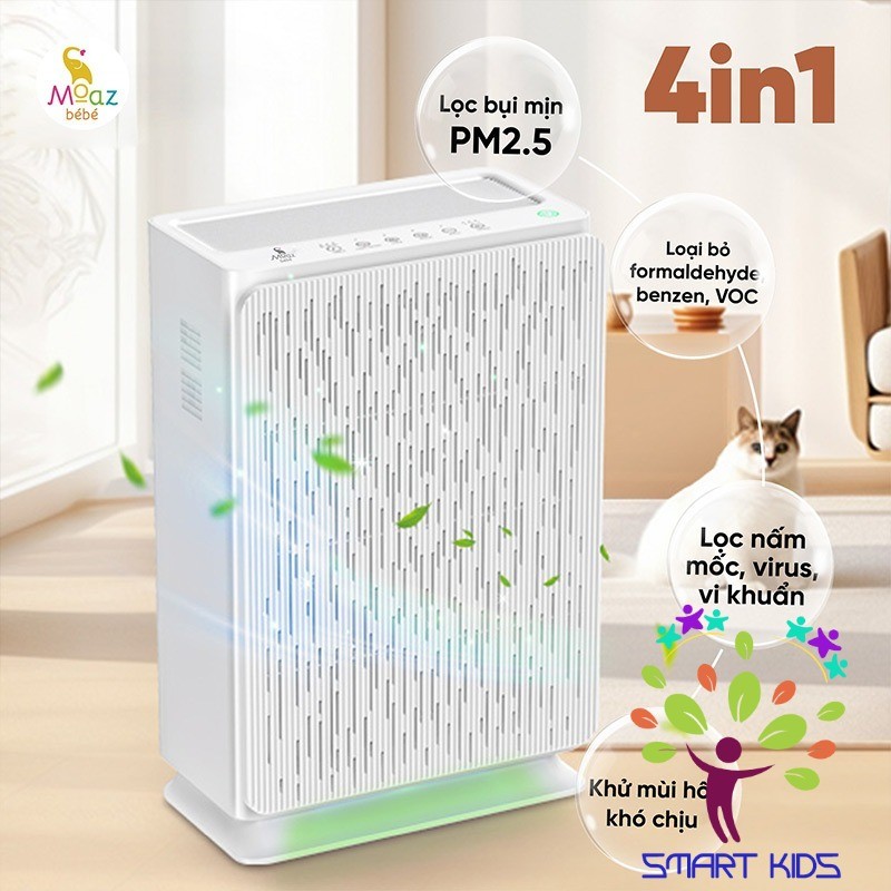 Máy lọc không khí cao cấp Moaz BéBé MB-112
