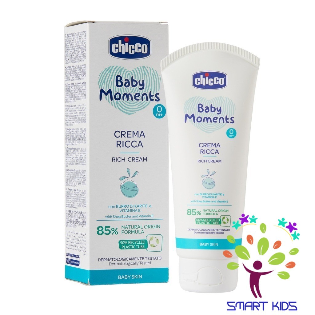 Kem Dưỡng Ẩm Chứa Omega Và Vitamin E Chicco 100ml