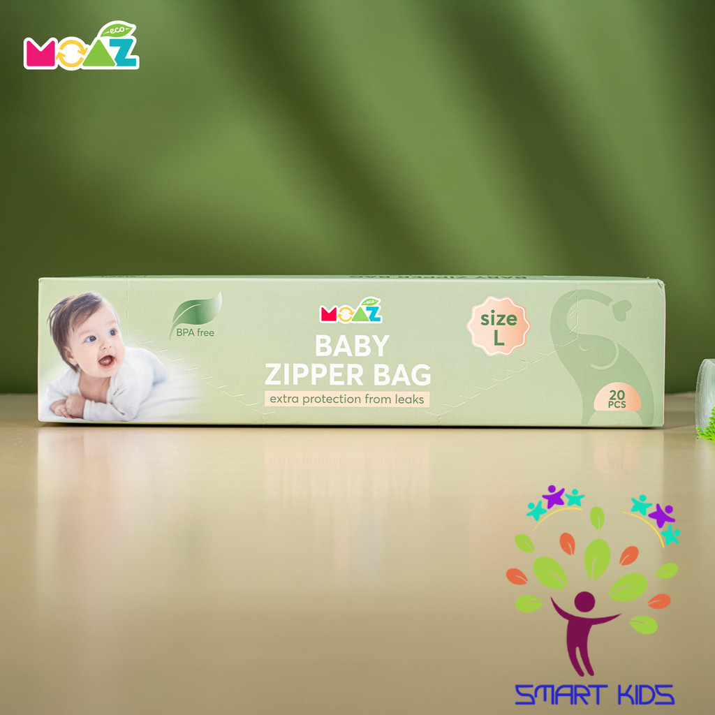 TÚI ZIP ĐA NĂNG MOAZ ECO Hộp 20 Cái Sản Phẩm Mơi Của Moaz Bebe