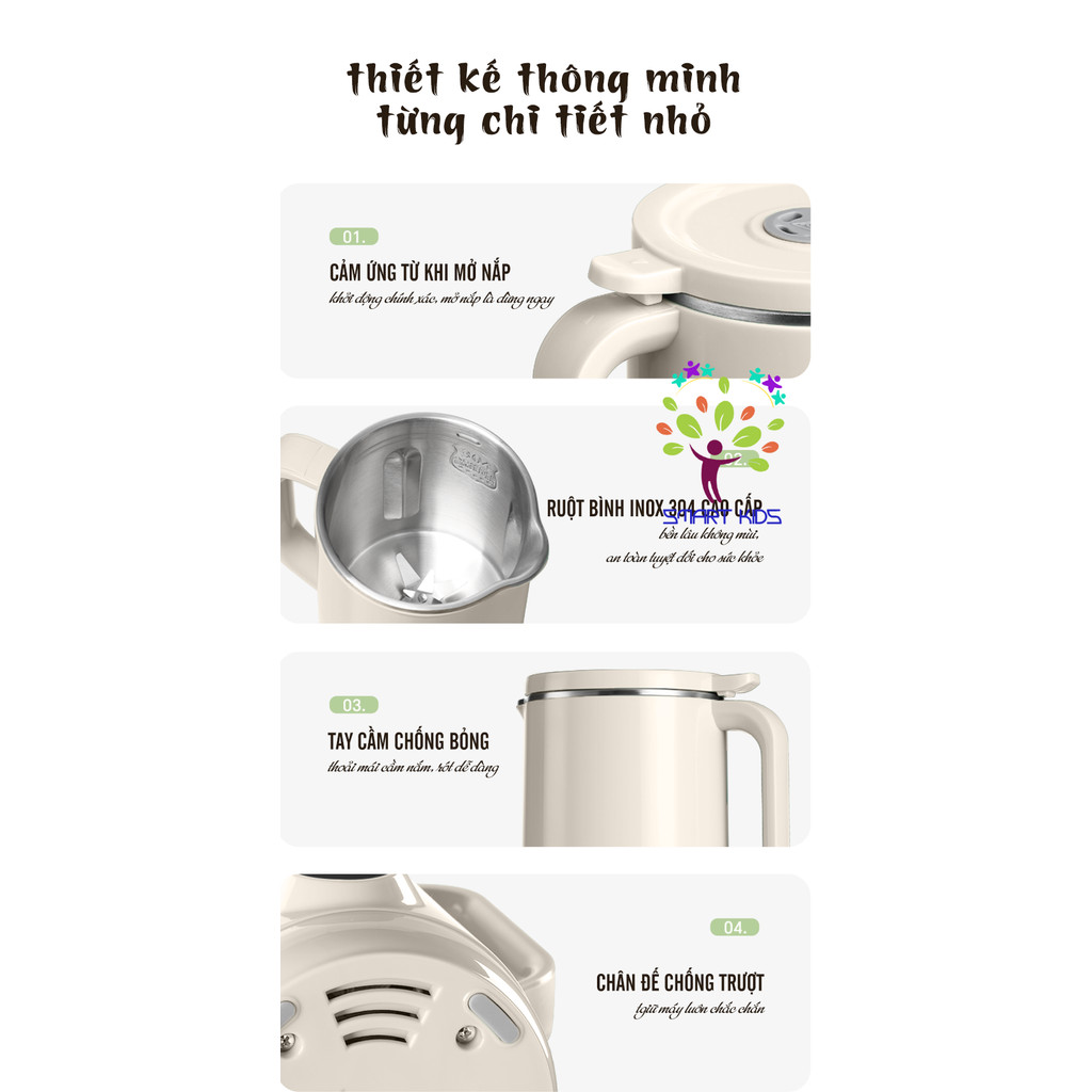 Máy Làm Sữa Hạt – Xay Nấu đa Năng Fatz Baby Soy 2 FB5005TL