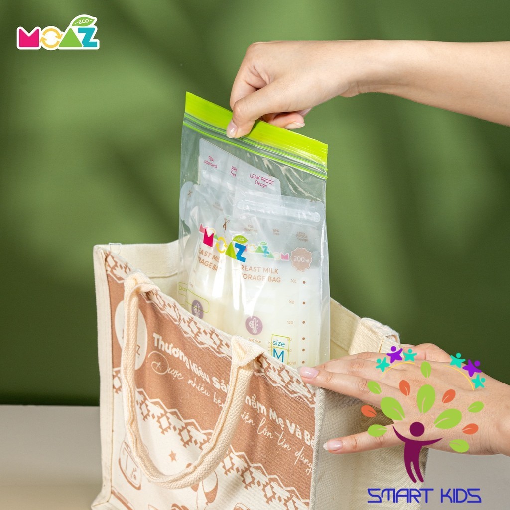 TÚI ZIP ĐA NĂNG MOAZ ECO Hộp 20 Cái Sản Phẩm Mơi Của Moaz Bebe