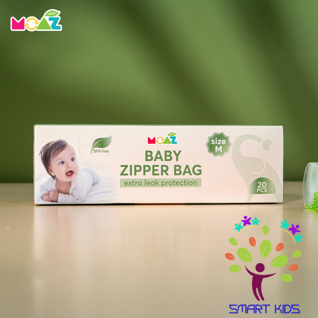 TÚI ZIP ĐA NĂNG MOAZ ECO Hộp 20 Cái Sản Phẩm Mơi Của Moaz Bebe