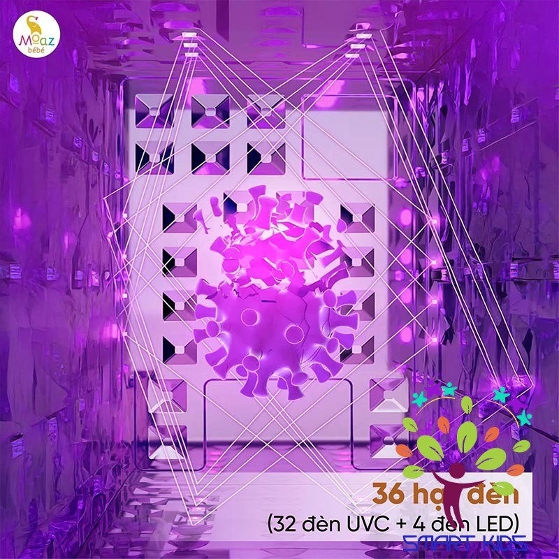 Máy tiệt trùng sấy khô UVC PLASMA ION Moaz BéBé MB-113