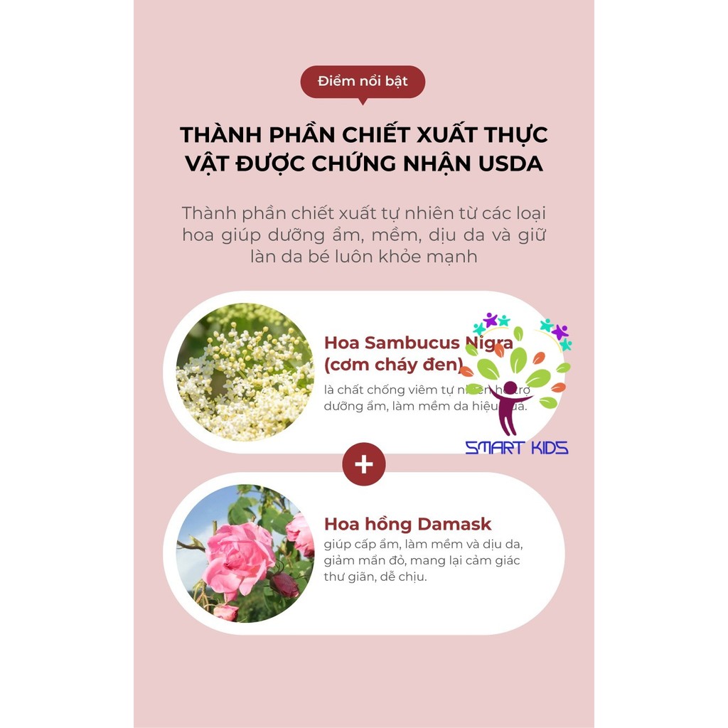 Khăn ướt Thuần Chay K-Mom Lalapopo Hàn Quốc (20c)