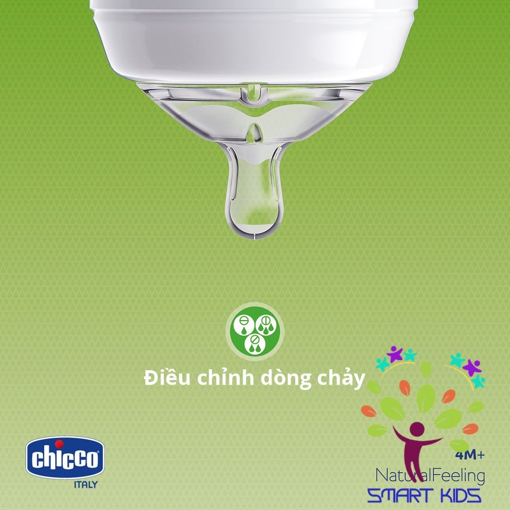 Núm ty nghiêng Pisa Natural Feeling Chicco