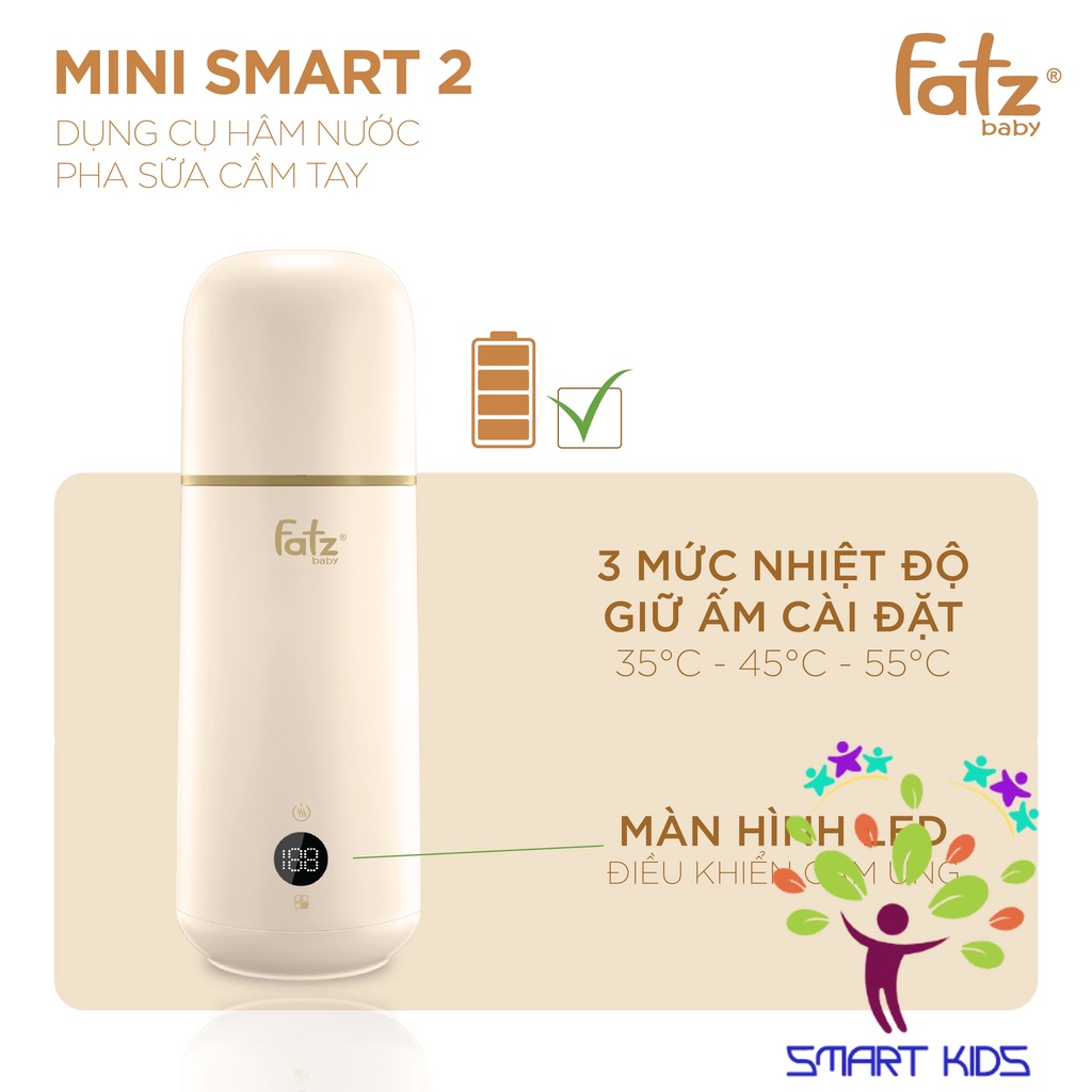 Dụng Cụ Hâm Nước Pha Sữa Cầm Tay Fatz Baby – Mini Smart 2 – FB3625VA