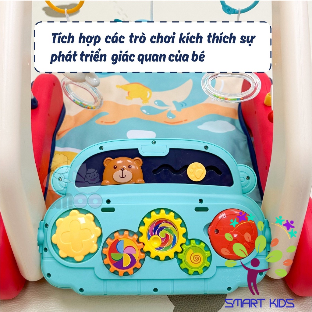 Thảm đàn kết hợp xe tập đi 2in1 Umoo UM-07159