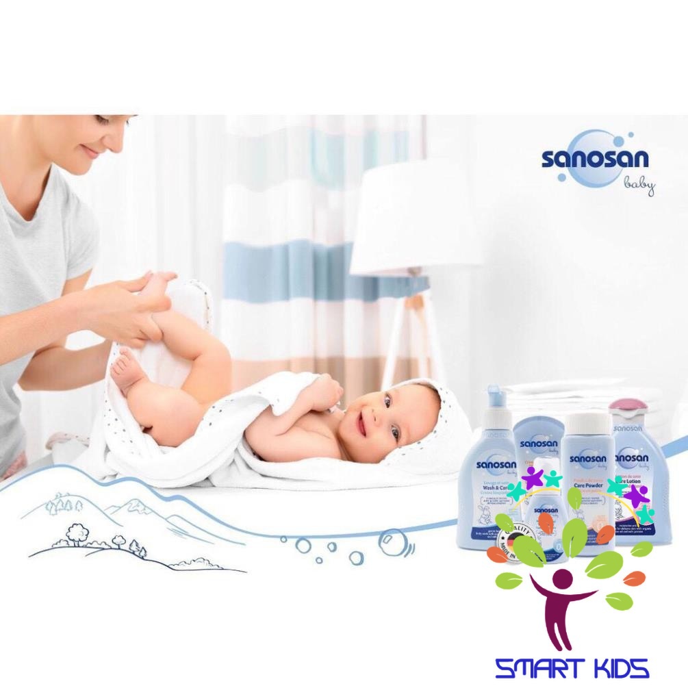 Dầu mát-xa Sanosan chiết xuất olive hữu cơ 200ml và 100ml