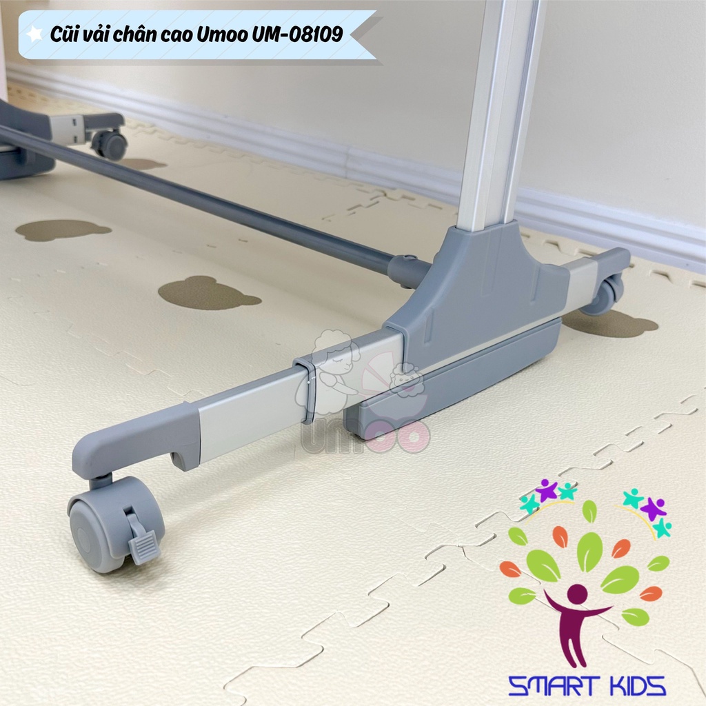 Cũi Vải Cho Bé Chân Cao Umoo UM-08109