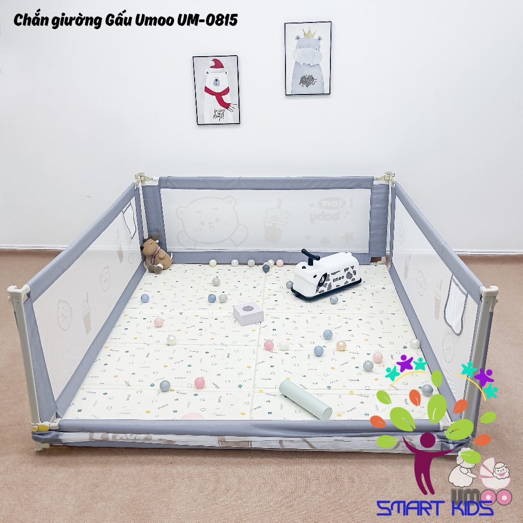 [Mã SMKB177 giảm 12% đơn 350k] Thanh Chắn Giường Gấu Umoo UM-0815 Bản Nâng Cấp (đọc Kỹ Phân Loại ở Mô Tả)