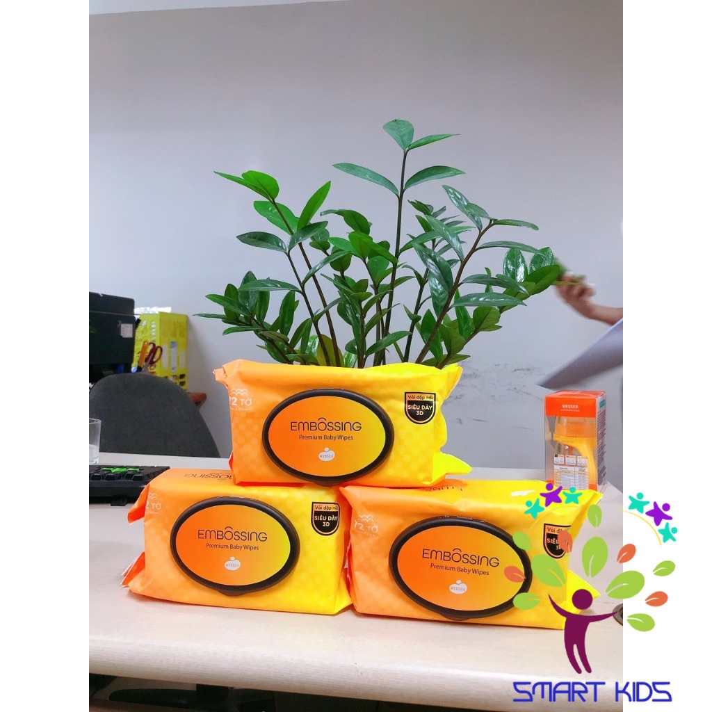 Khăn Ướt Cao Cấp Wesser 80 Tờ 72 Tờ