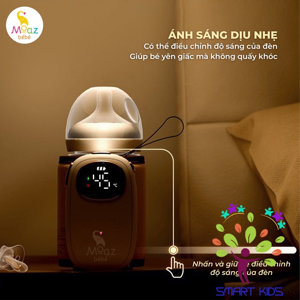 Túi ủ Bình Sữa Tích điện Di động Moaz BéBé MB-081