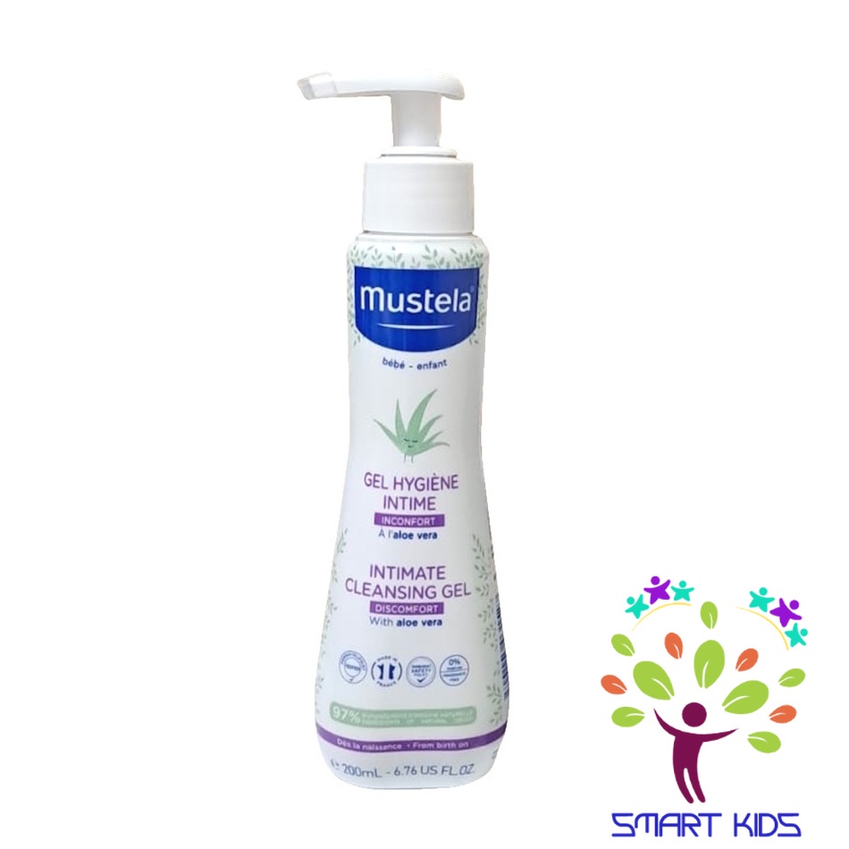 Gel Vệ Sinh Vùng Kín Cho Trẻ Sơ Sinh Em Bé & Mẹ MUSTELA  Intimate Cleansing Gel 200ml