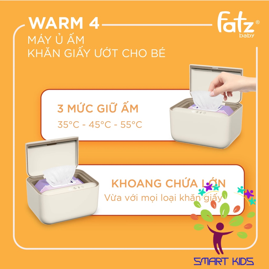 Máy ủ ấm Khăn Giấy ướt Cho Bé Warm 4 Fatz Baby – FB7010SL