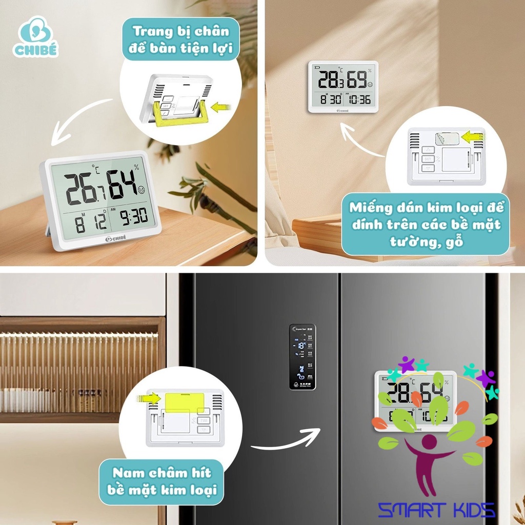 Nhiệt  ẩm kế phòng CHIBÉ CB036