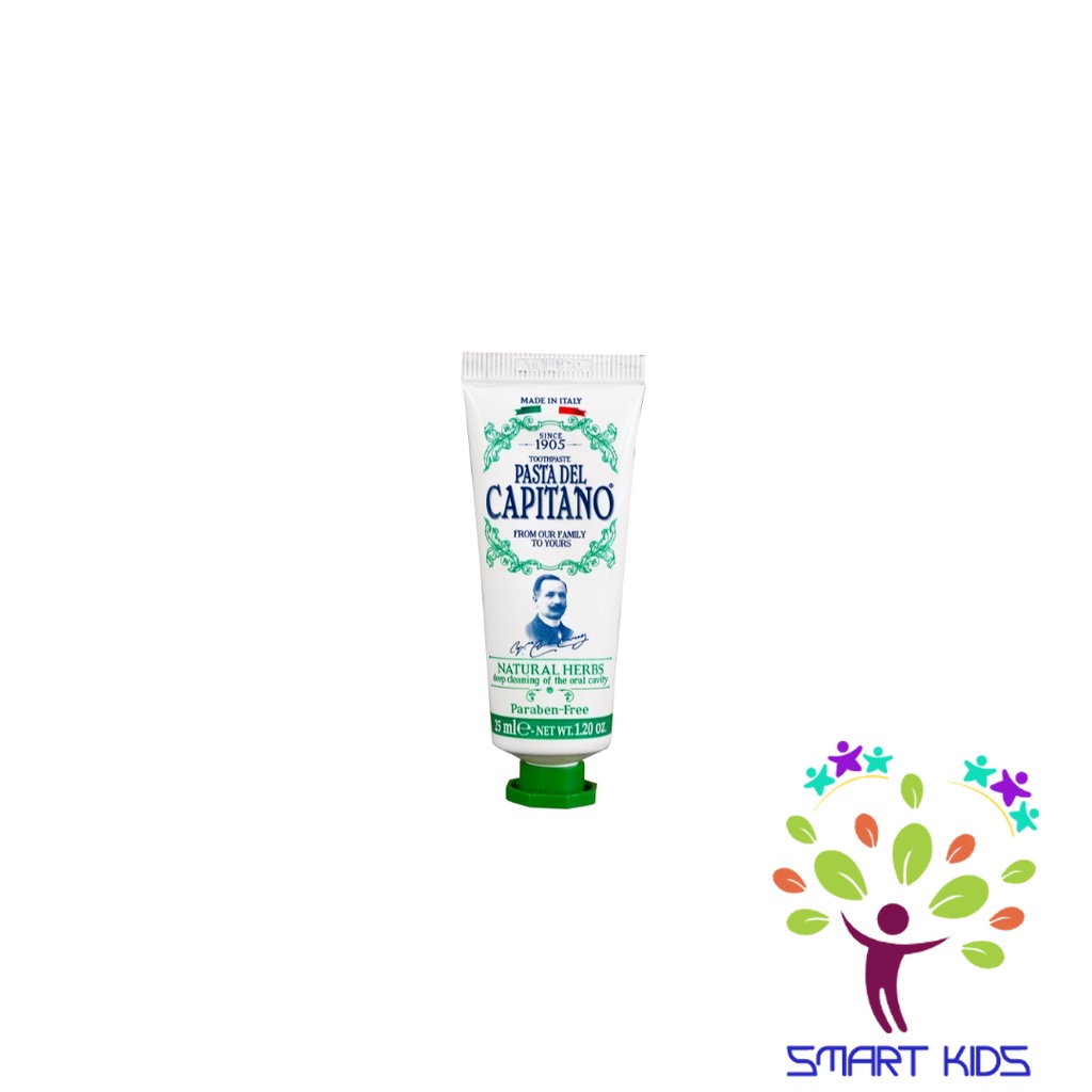 Kem đánh răng thảo dược tự nhiên Pasta del Capitano 1905 Natural Herbs Toothpaste