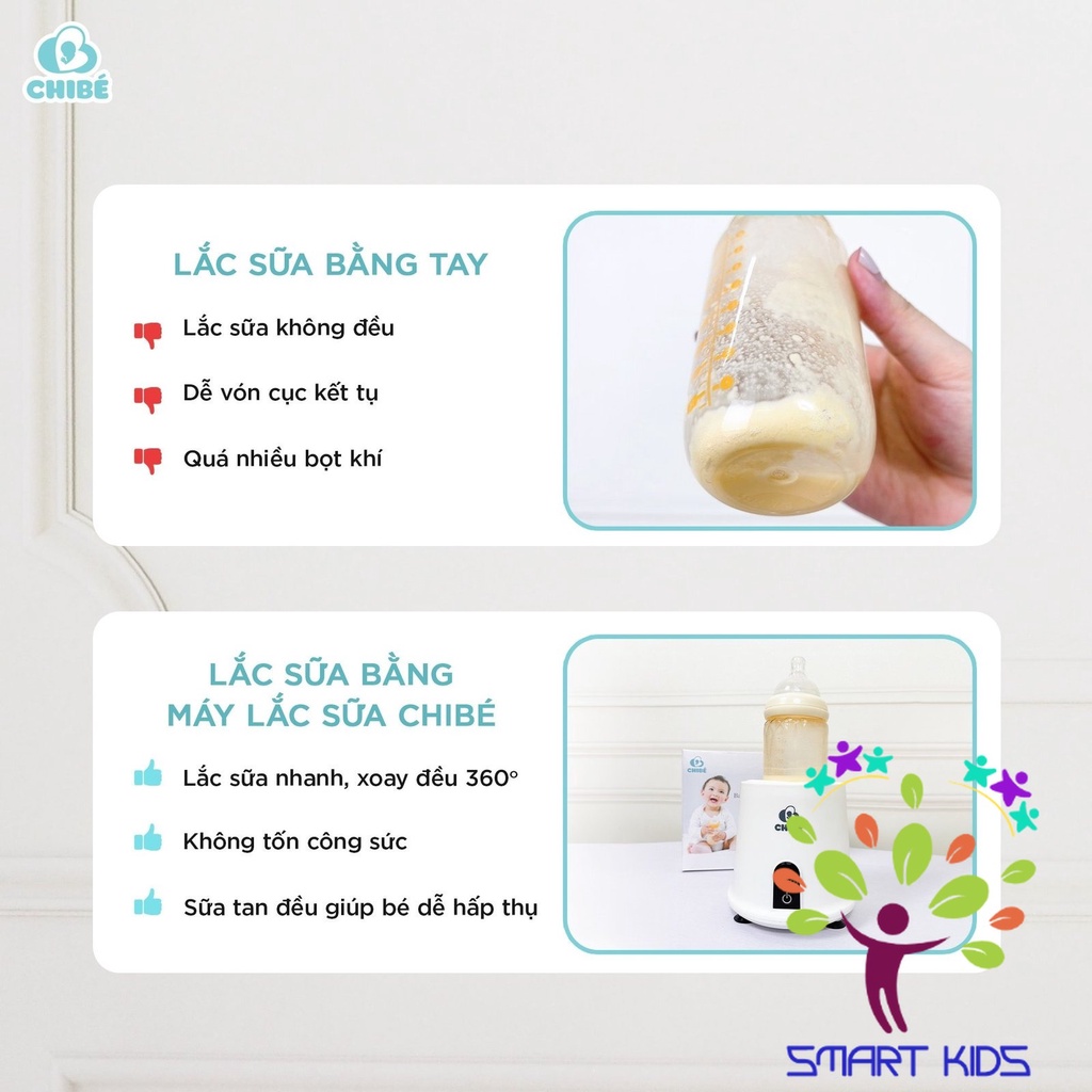 Máy lắc bình sữa CHIBÉ CB007