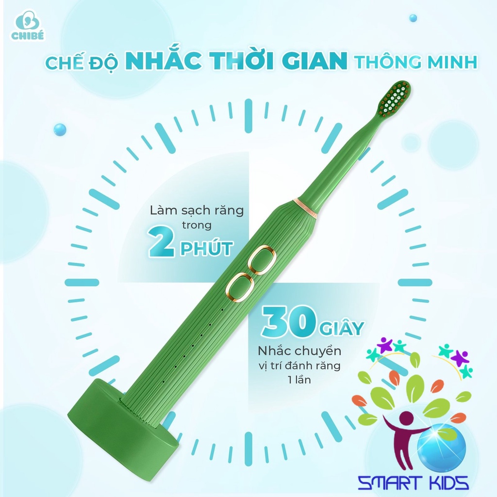 Bàn Chải đánh Răng điện CHIBÉ Sonic 2 CB039