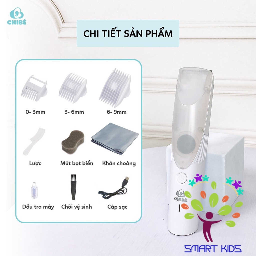 Tông đơ hút tóc trẻ em CHIBÉ CB011