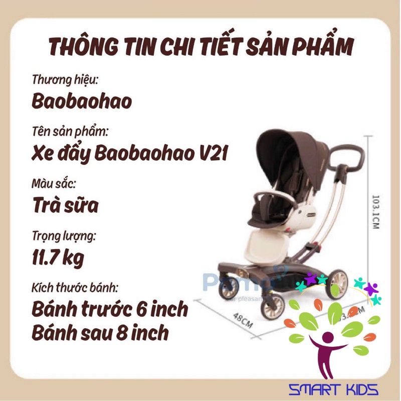 Xe đẩy Baobaohao V21