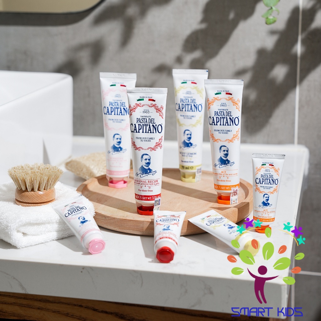 Kem đánh răng công thức cơ bản Pasta del Capitano 1905 Original Recipe Toothpaste