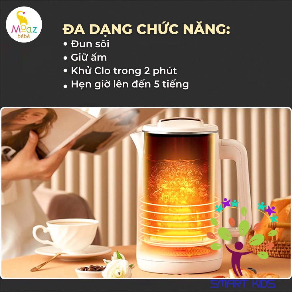 Bình đun Nước và hâm nước pha sữa Moaz BéBé MB-070